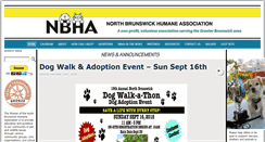 Desktop Screenshot of northbrunswickhumane.org